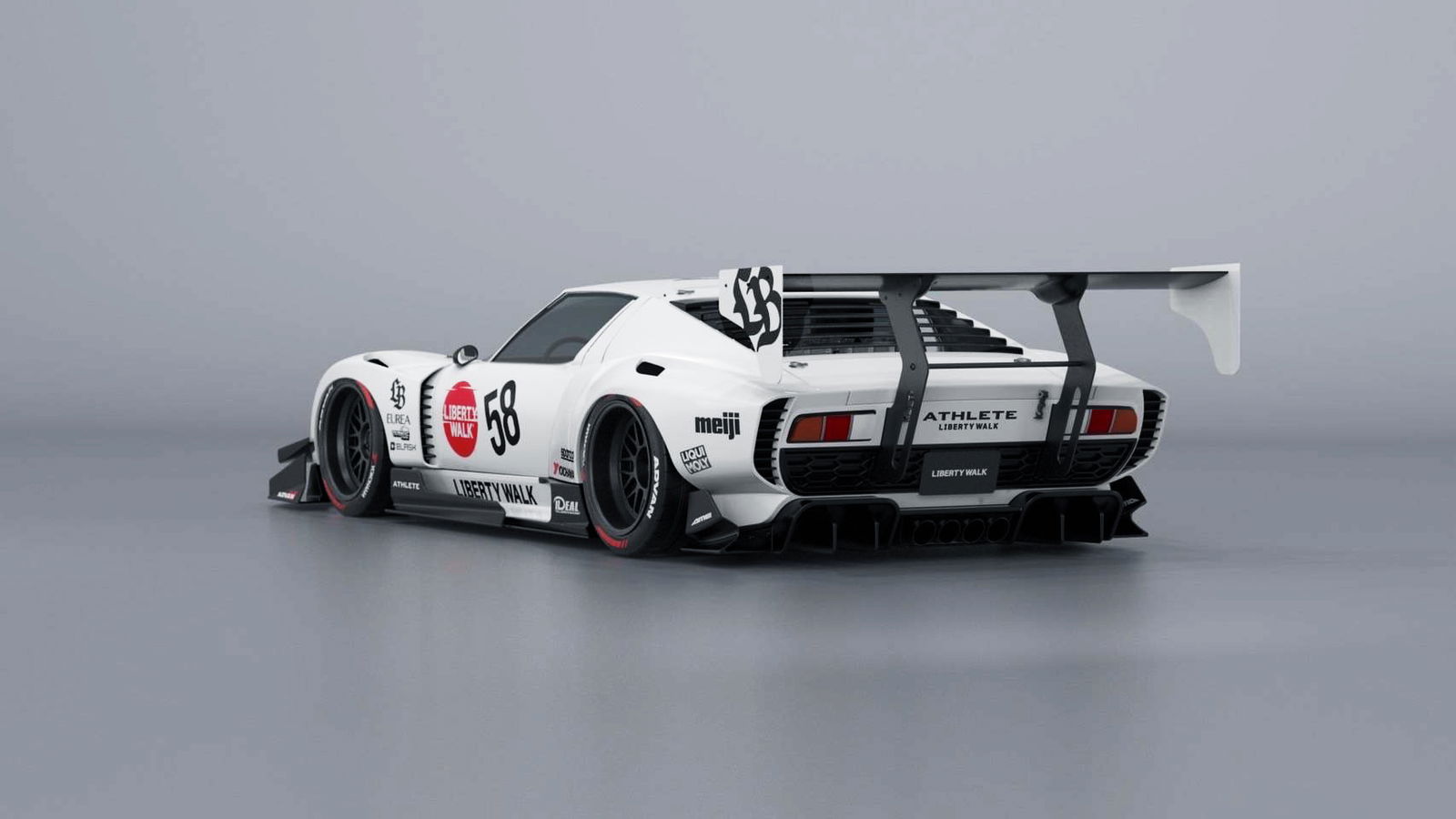 Liberty Walk Lamborghini Miura - rear