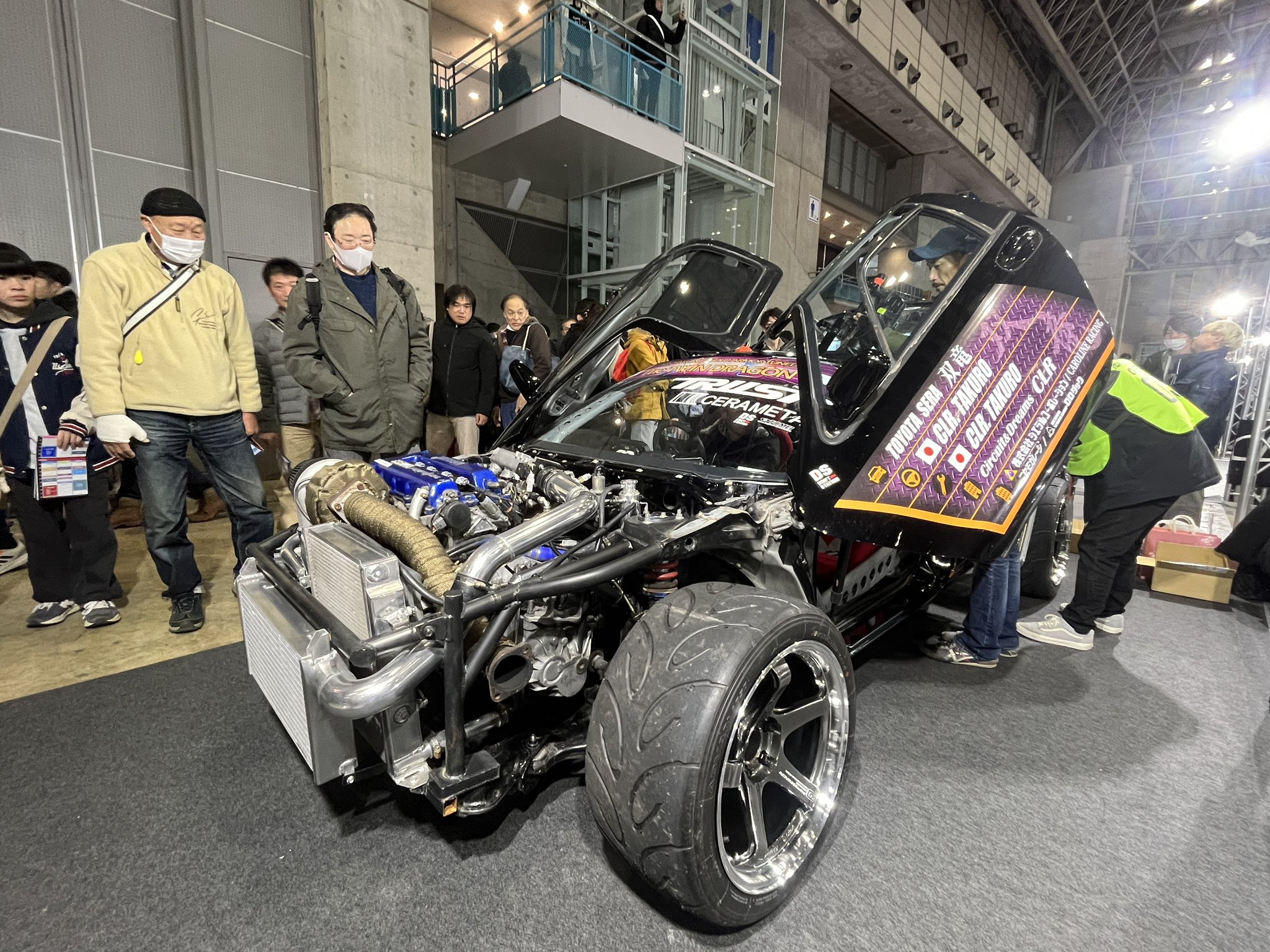 Twin-engined Toyota Sera - front