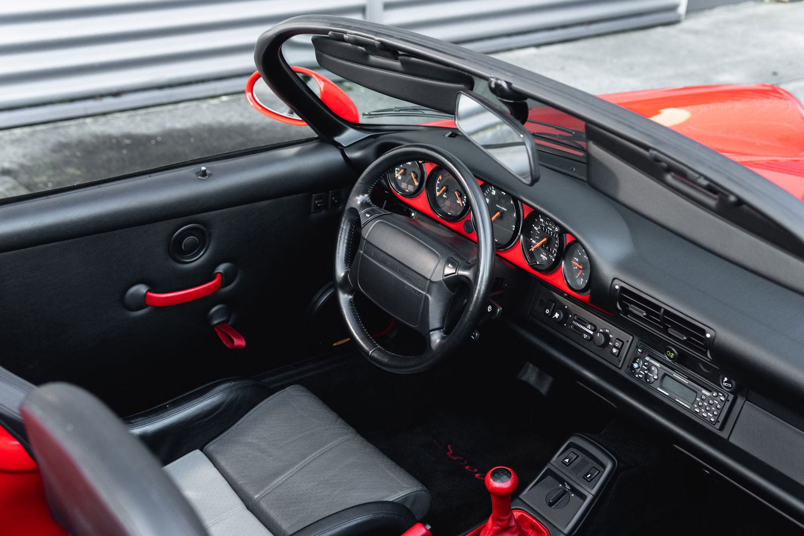 Porsche 964 Speedster - interior