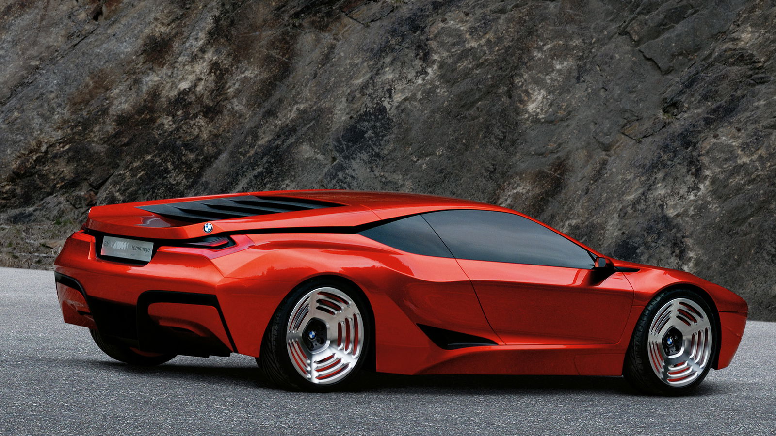 BMW M1 Homage, rear 3/4