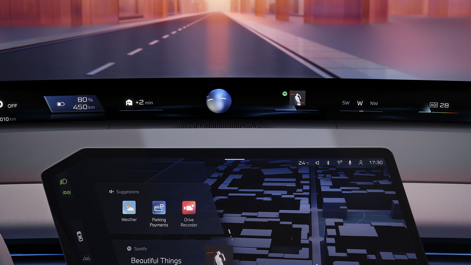 BMW iDrive X - Panoramic Vision and central screen