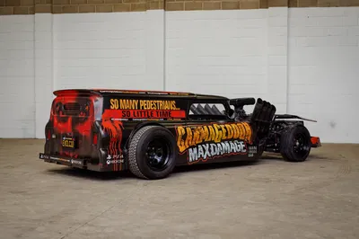 Custom Carmageddon Chevrolet C10 - rear