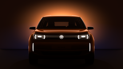 VW entry-level EV teaser - front