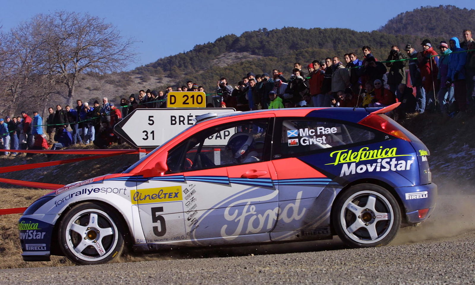 Colin McRae and Nicky Grist at the 2002 Rallye Monte Carlo | XPB Images