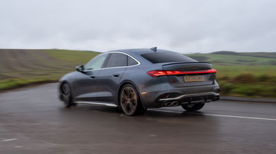 Audi S5 - rear, driving