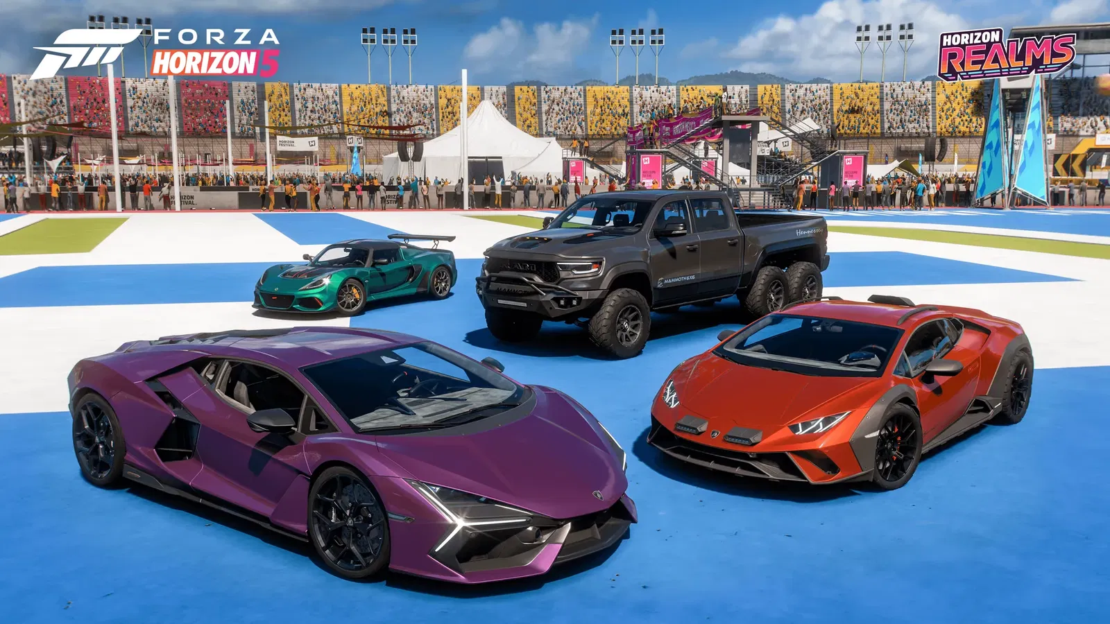 Forza Horizon 5, Realms update, new cars