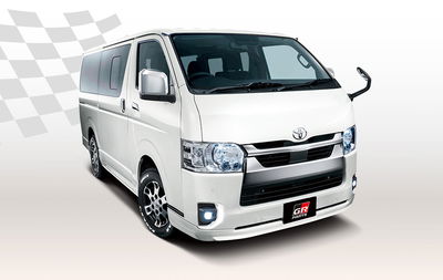 Toyota HiAce with Version II GR parts - front