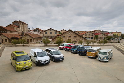 Every generation of VW Transporter, plus an ID Buzz and California