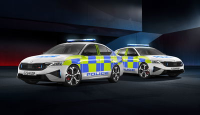 Skoda Octavia vRS police cars