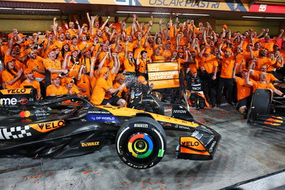 McLaren celebrates winning the 2024 F1 constructors' championship | XPB Images