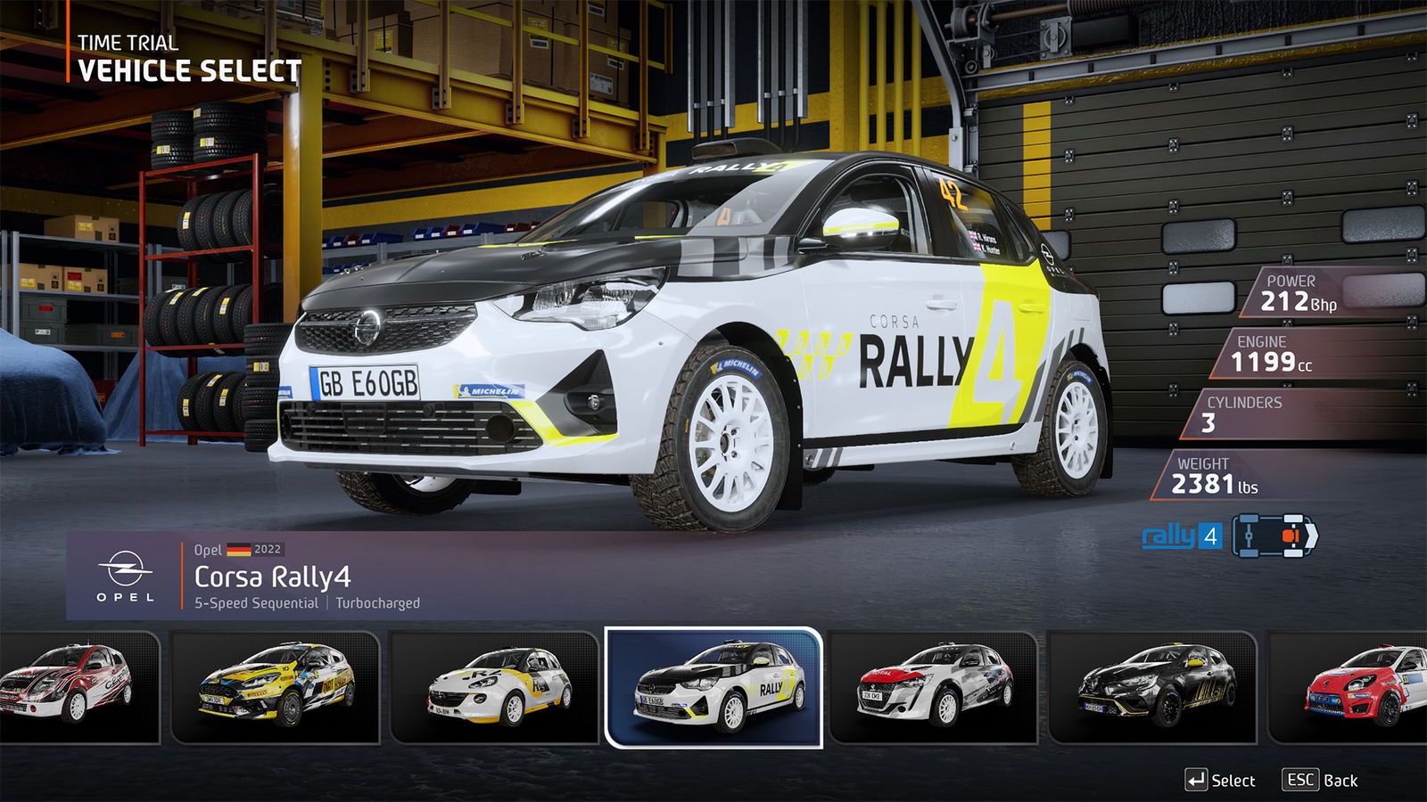 EA Sports WRC, Opel Corsa Rally4