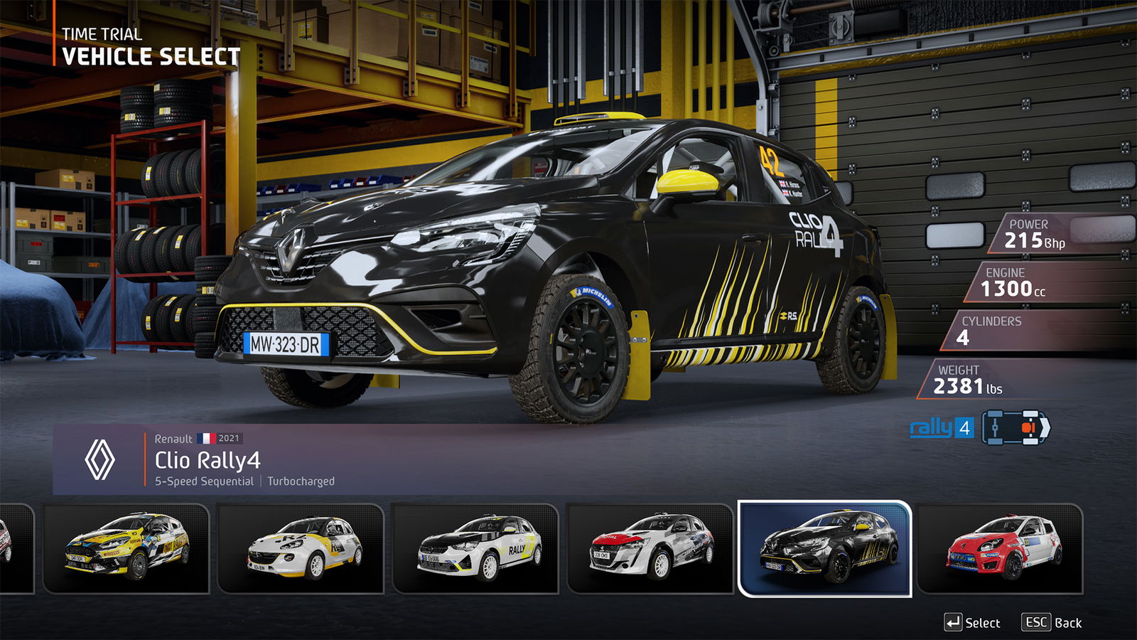 EA Sports WRC, Renault Clio Rally4
