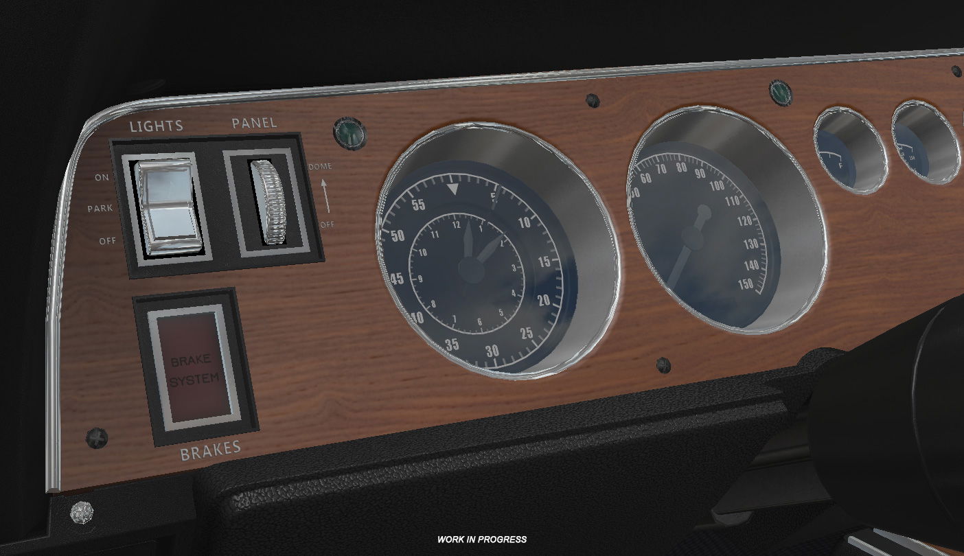 American Truck Simulator - muscle car detail