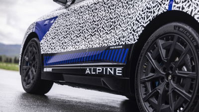 Alpine A390 prototype - side detail