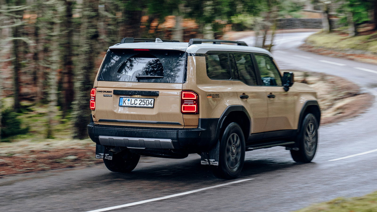 Toyota Land Cruiser - rear, driving