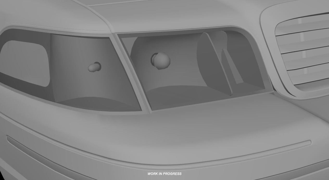 American Truck Simulator - Ford Crown Victoria detail