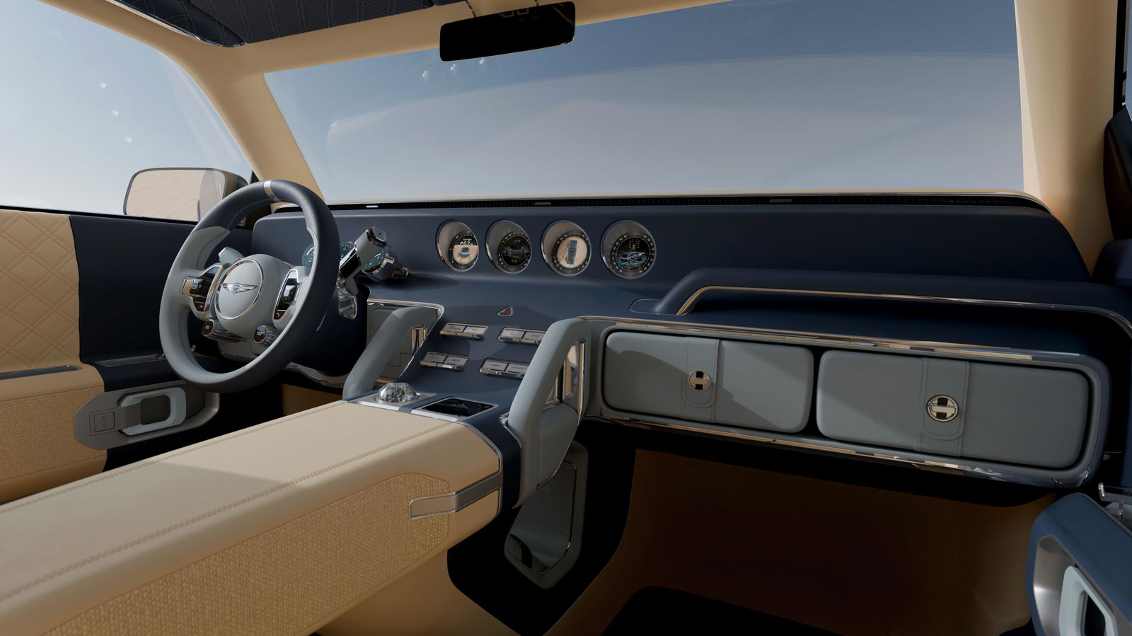 Genesis X Gran Equator concept - interior, front