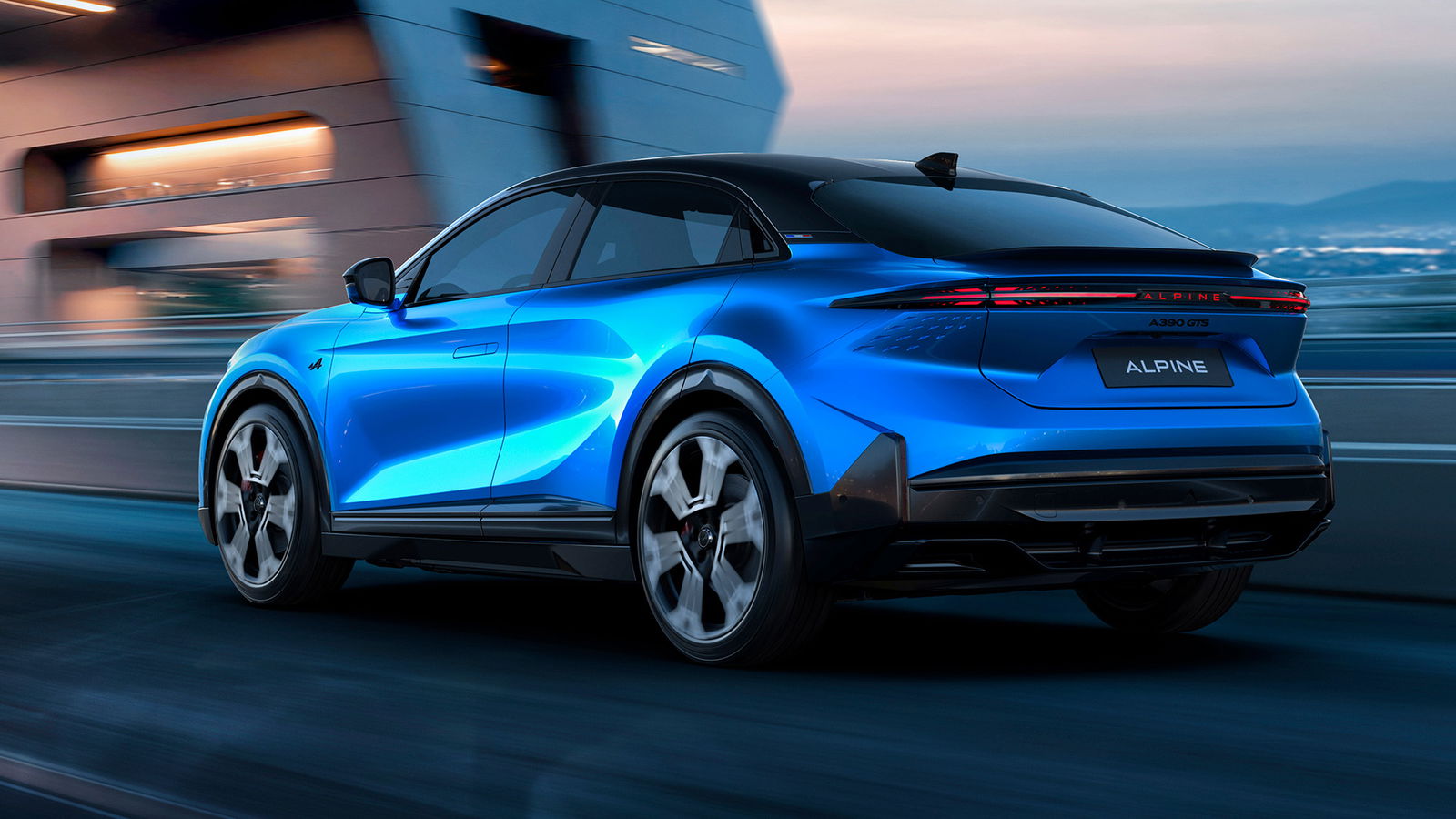 Alpine A390, rear