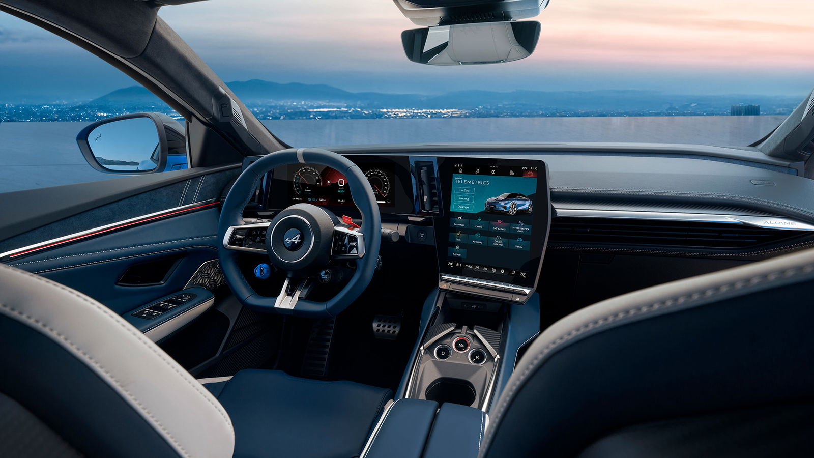 Alpine A390, interior