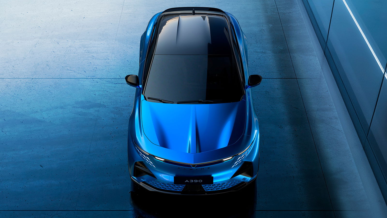 Alpine A390, top view