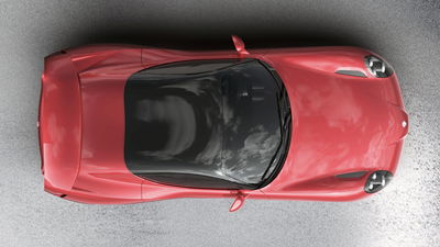 Alfa Romeo 8C DoppioCoda Zagato - overhead