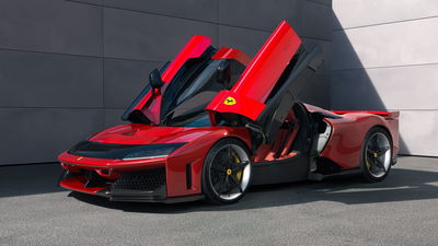 Ferrari F80 - front, doors open