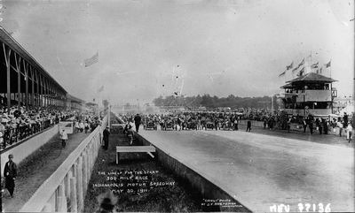 The start of the 1911 Indianapolis 500
