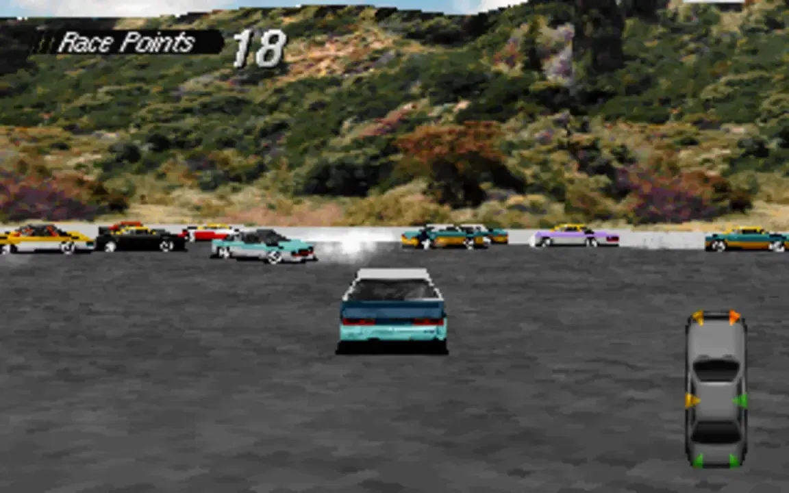 Destruction Derby in-game screenshot