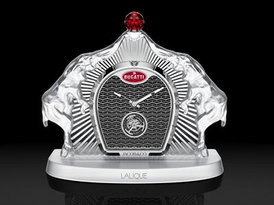 Bugatti Calandre clock