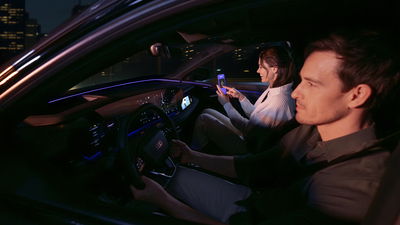 AirConsole in use in an Audi
