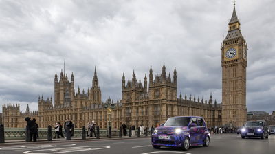Honda Super EV Concept on Westminster Bridge