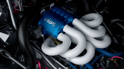 Alpine Alpenglow Hy6 - engine bay