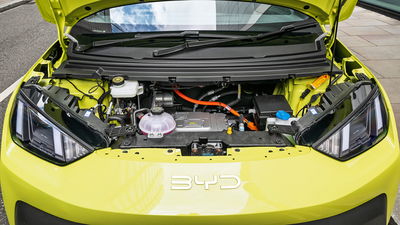 BYD Dolphin Surf, under bonnet