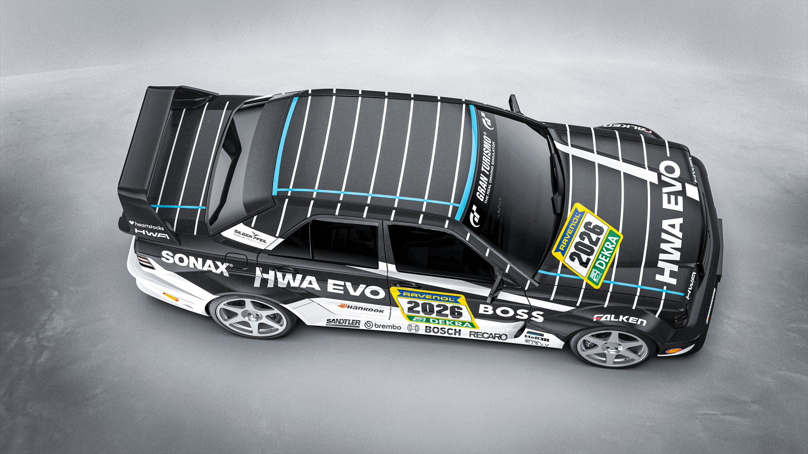 HWA Evo - DTM livery, overhead