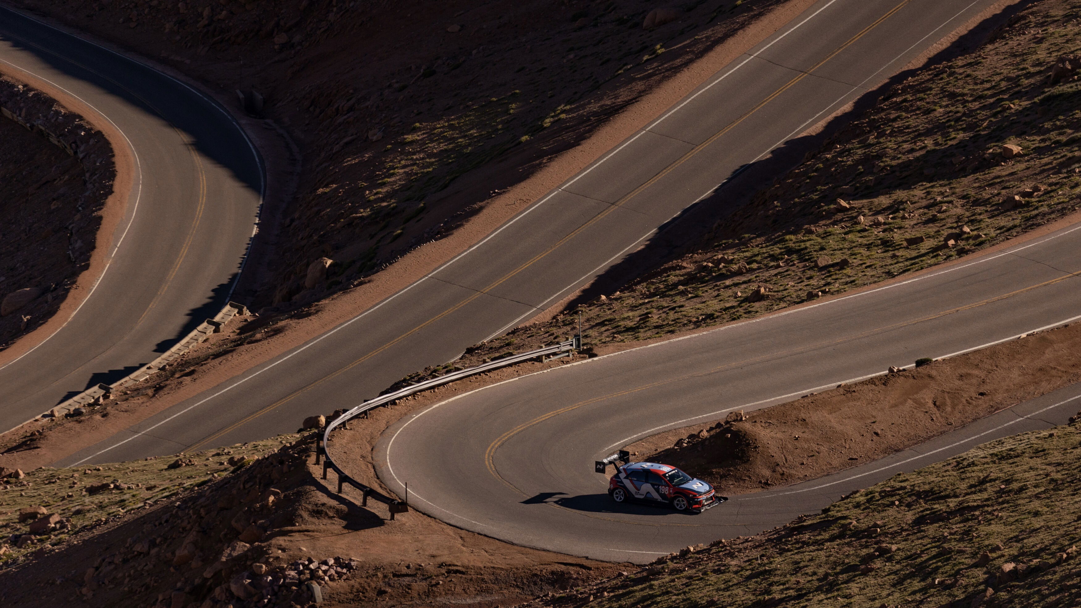 The Hyundai Ioniq 5 N TA takes on some of Pikes Peak's hairpins