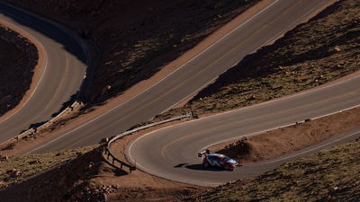 The Hyundai Ioniq 5 N TA takes on some of Pikes Peak's hairpins