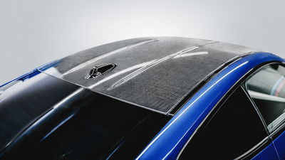 BMW M4 with natural composite roof