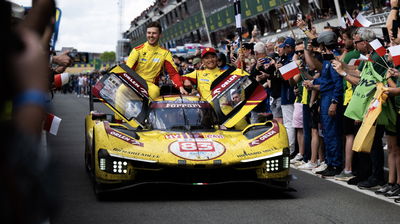The 2025 Le Mans winning AF Corse Ferrari team | XPB Images