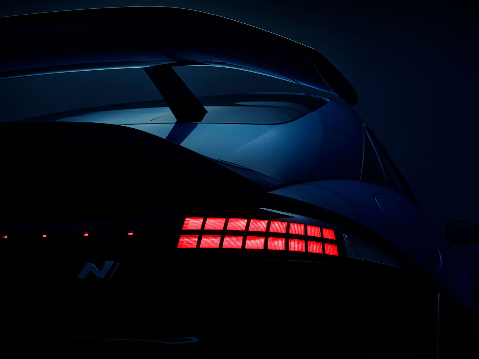 Hyundai Ioniq 6 N teaser - rear detail