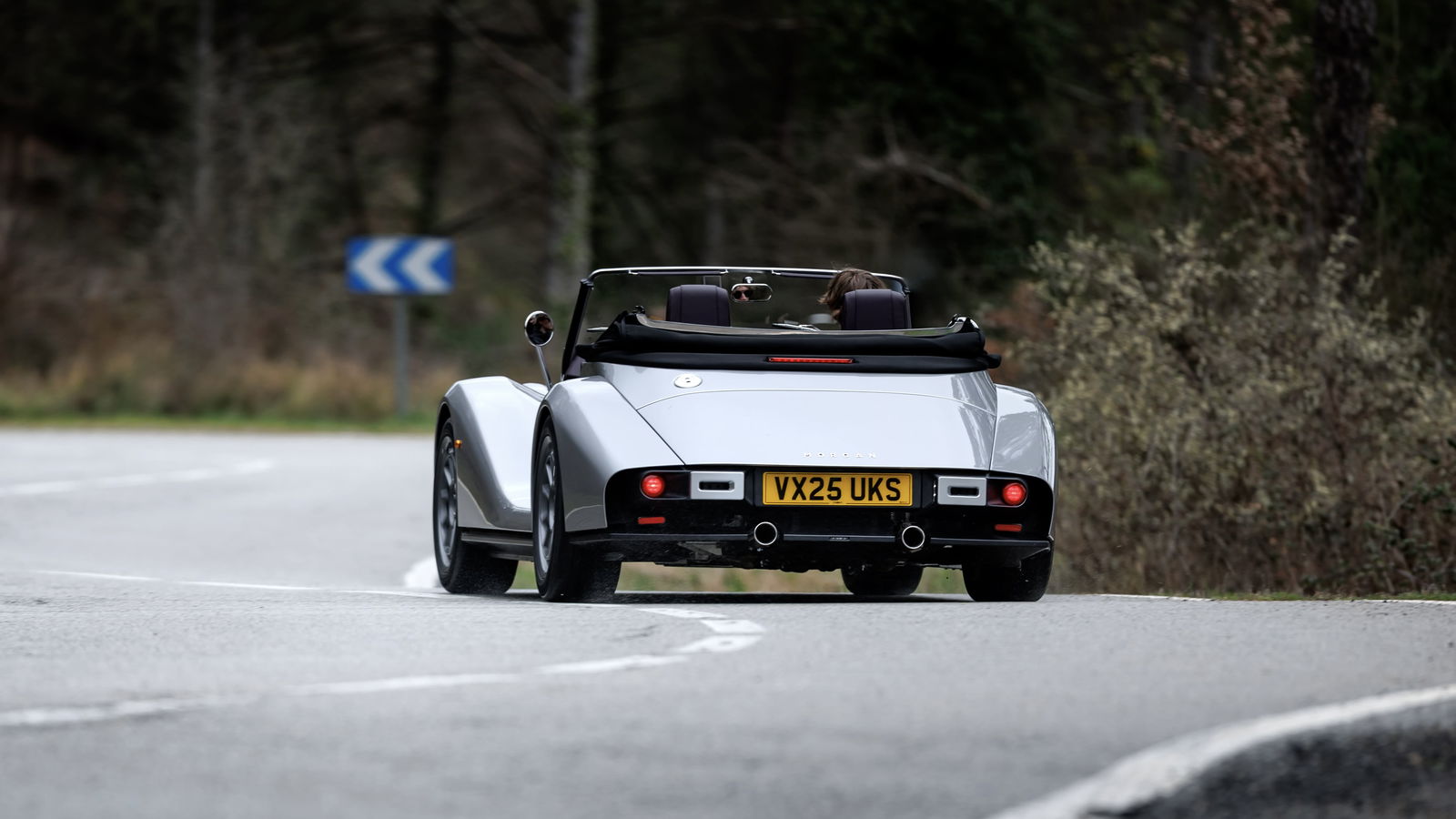 Morgan Supersport - rear, driving