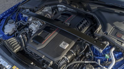 Mercedes-AMG C63 S - engine bay