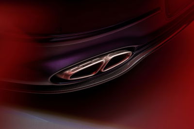 Bentley Akrapovic exhaust - closeup