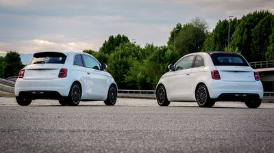 Fiat 500 Hybrid hatch and Cabrio - rear