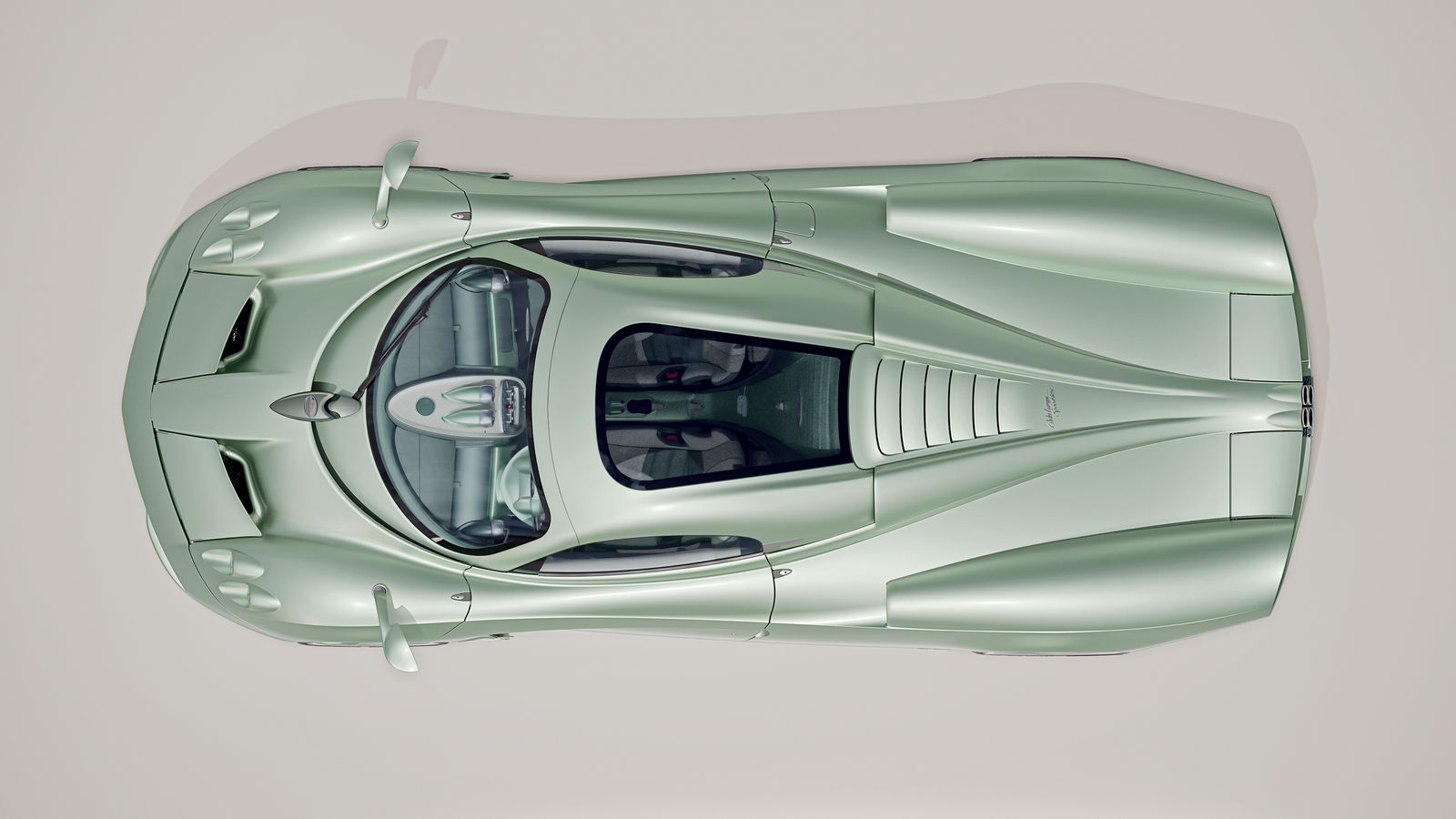 Pagani Huayra Codalunga Speedster - overhead