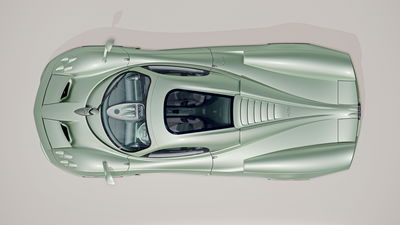 Pagani Huayra Codalunga Speedster - overhead