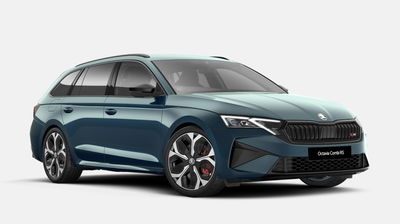 Skoda Octavia vRS Estate, Water World Green