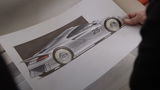 Early Porsche Carrera GT sketch