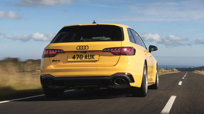 Audi RS4 Edition 25 Years - rear, driving