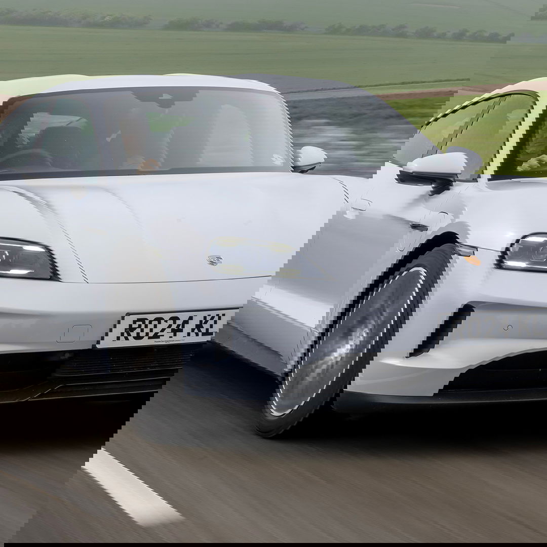 2025 Porsche Taycan, front