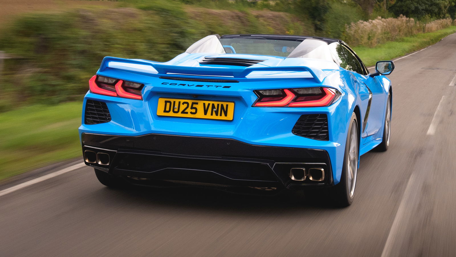 C8 Chevrolet Corvette Stingray Convertible UK spec, rear